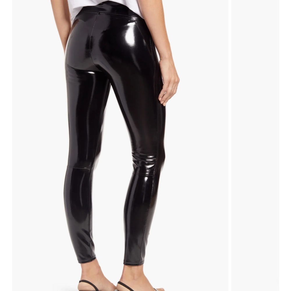NWT Spanx faux patent leather leggings